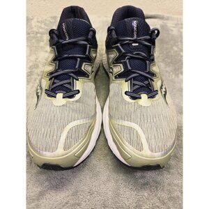 Saucony Guide ISO Running Shoes Mens 12.5 Grey/Navy Everun Athletic S20415-1‎